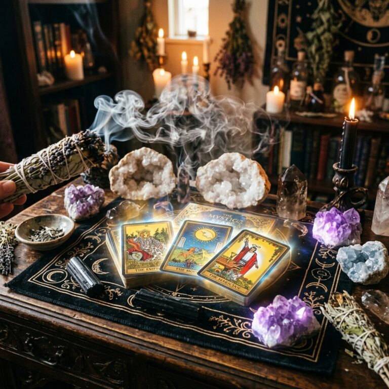 Cómo limpiar y consagrar correctamente tu primera baraja de tarot