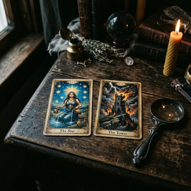 Cómo Interpretar Cartas Contradictorias en una Tirada de Tarot