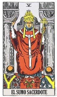 El Sumo Sacerdote — Arcano Mayor del Tarot de Marsella