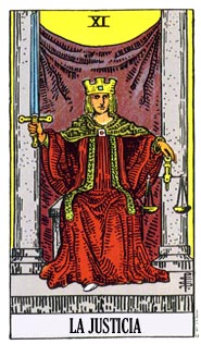 La Justicia — Arcano Mayor del Tarot de Marsella