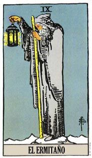 El Ermitaño — Arcano Mayor del Tarot de Marsella