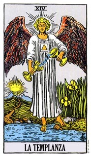 La Templanza — Arcano Mayor del Tarot de Marsella