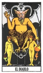 El Diablo del Tarot de Marsella