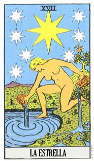 La Estrella — Arcano Mayor del Tarot de Marsella