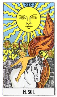 El Sol — Arcano Mayor del Tarot de Marsella
