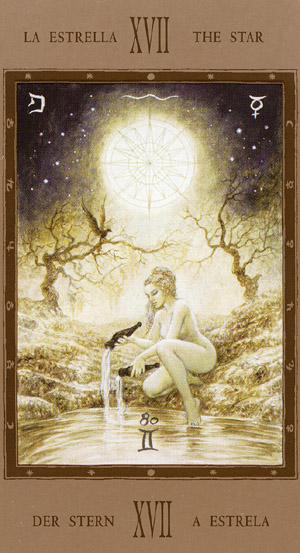La Estrella — Arcano Mayor del Tarot de Marsella