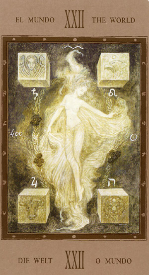 El Mundo — Arcano Mayor del Tarot de Marsella