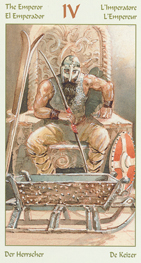El Emperador – Ullr — Arcano Mayor del Tarot de Marsella