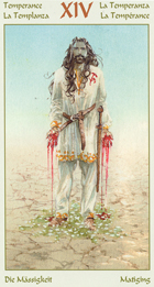 La Templanza – Balder — Arcano Mayor del Tarot de Marsella