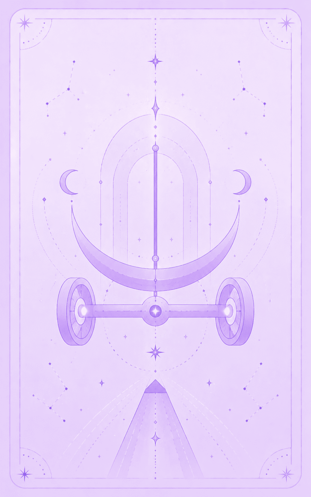 El Carro — Arcano Mayor del Tarot de Marsella