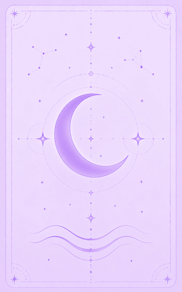 La Luna — Arcano Mayor del Tarot de Marsella