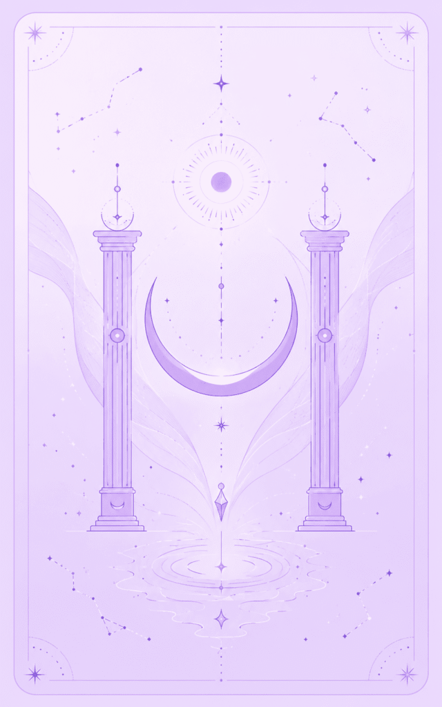 La Sacerdotisa — Arcano Mayor del Tarot de Marsella