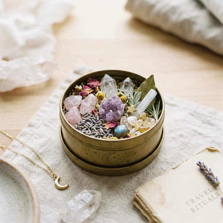 Brujería para viajar: cómo crear un altar portátil