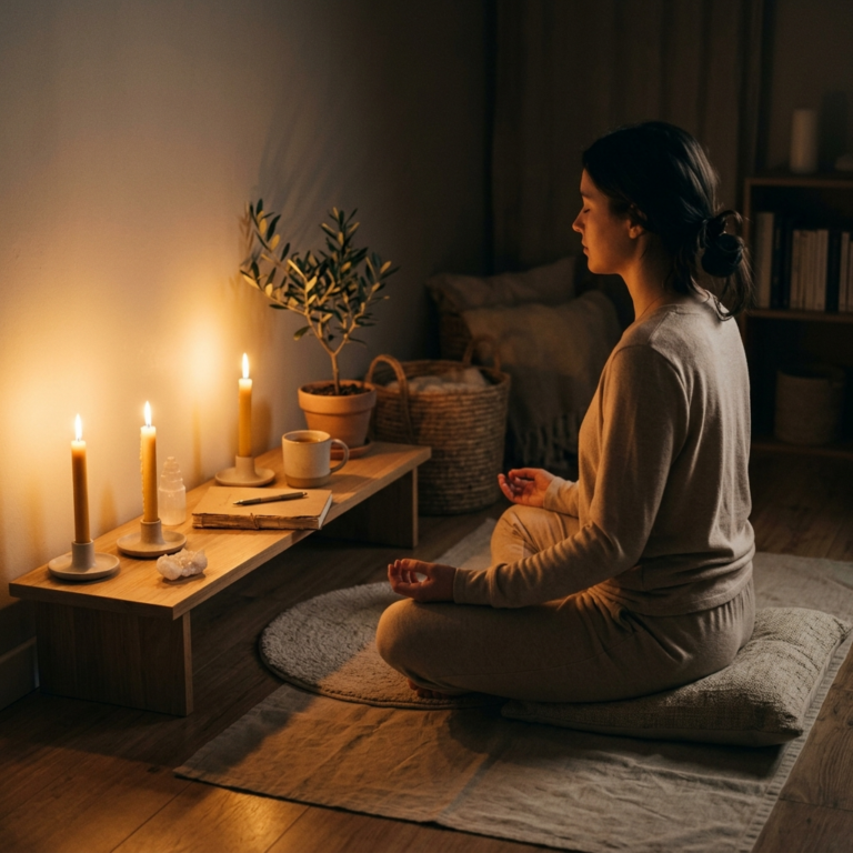 Cómo crear una rutina espiritual de noche